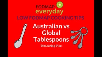 Australian Tablespoons vs Global Tablespoons